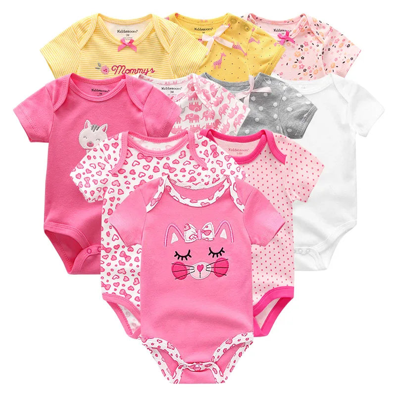 10-piece Baby Rompers