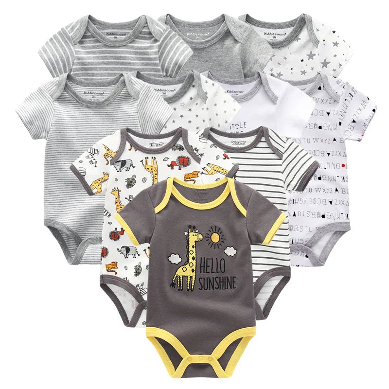 10-piece Baby Rompers