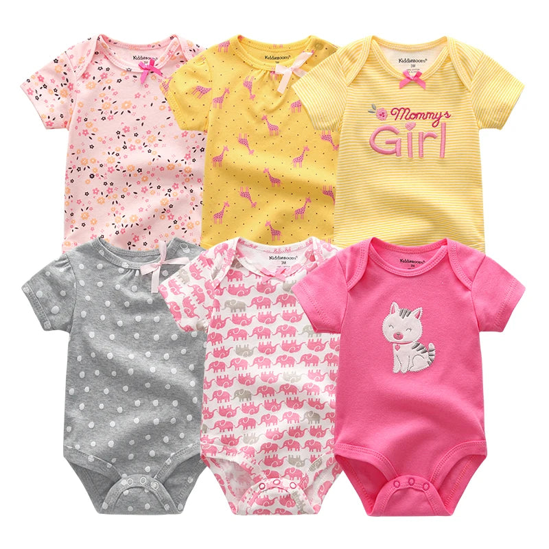 Unicorn Baby Romper 6-Piece