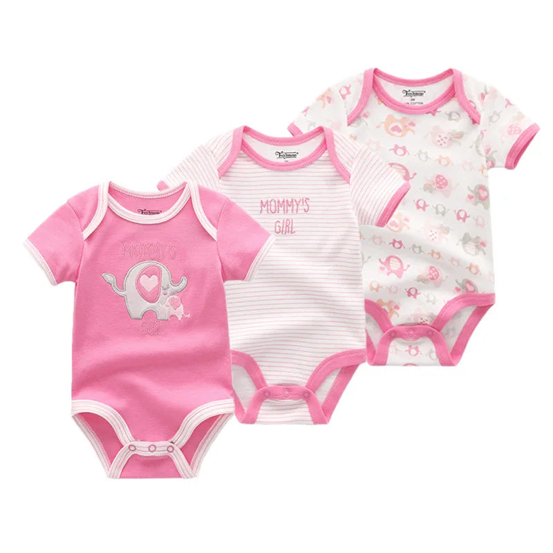 Baby Cartoon Romper 3-piece