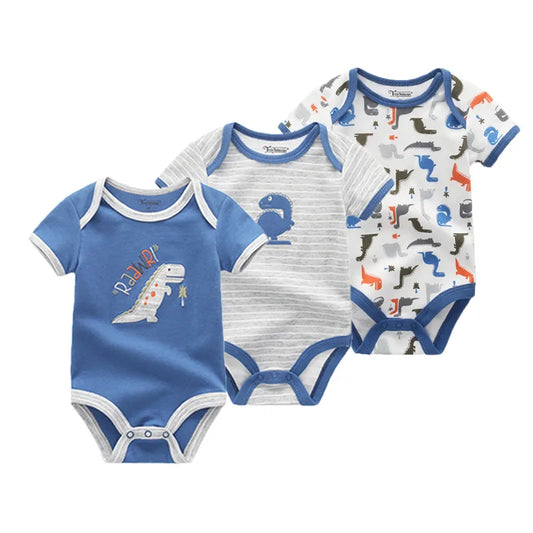 Baby Cartoon Romper 3-piece