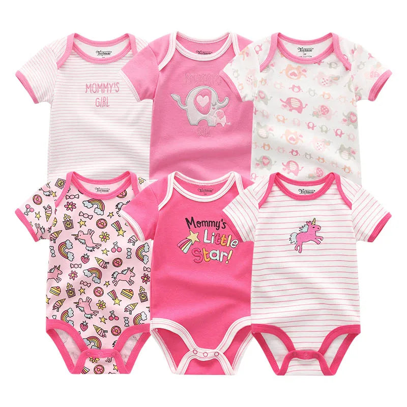 Unicorn Baby Romper 6-Piece