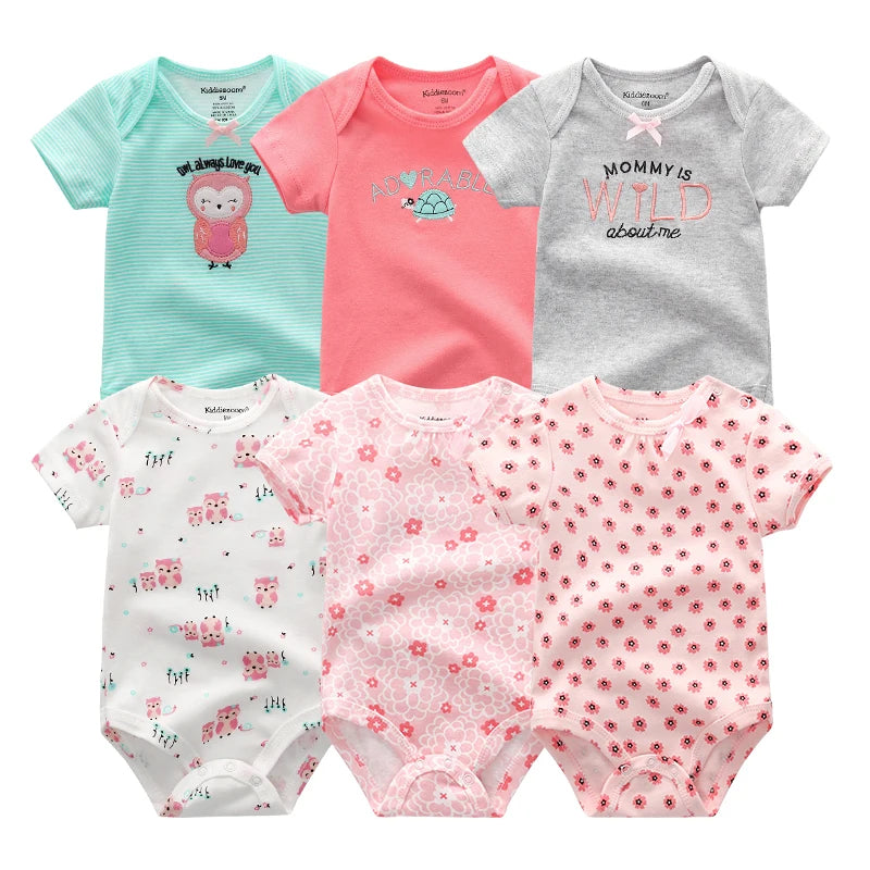 Unicorn Baby Romper 6-Piece