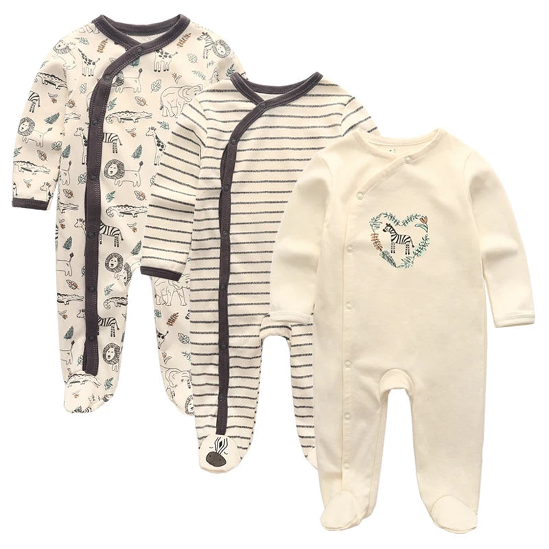 Baby Long Sleeve Bodysuit 3-Piece