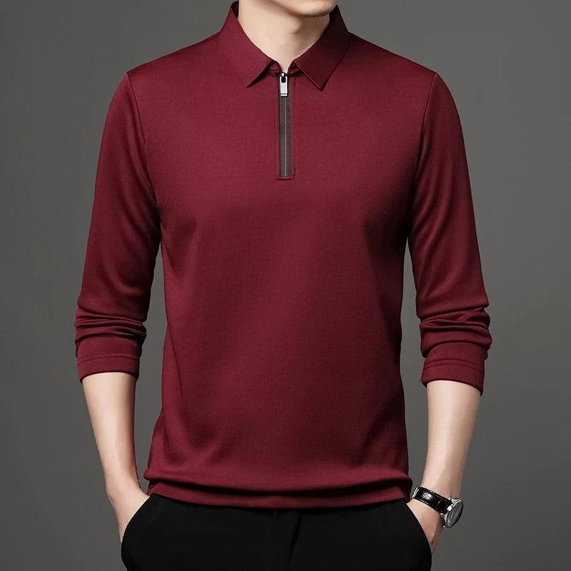 Male Long Sleeve Polo Shirt