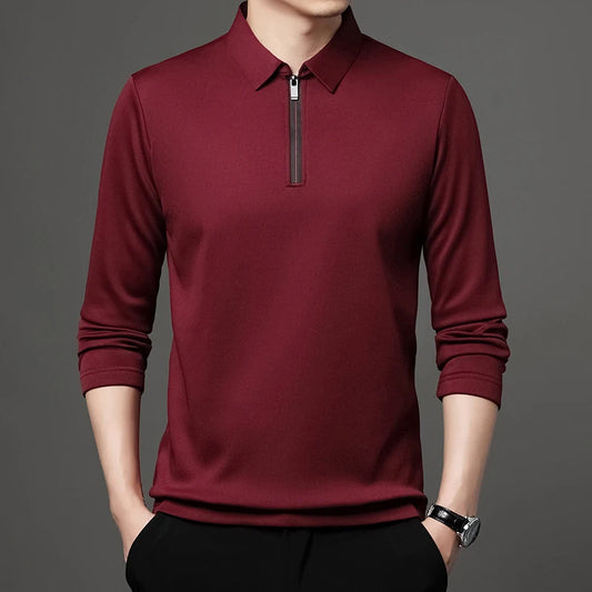 Male Long Sleeve Polo Shirt