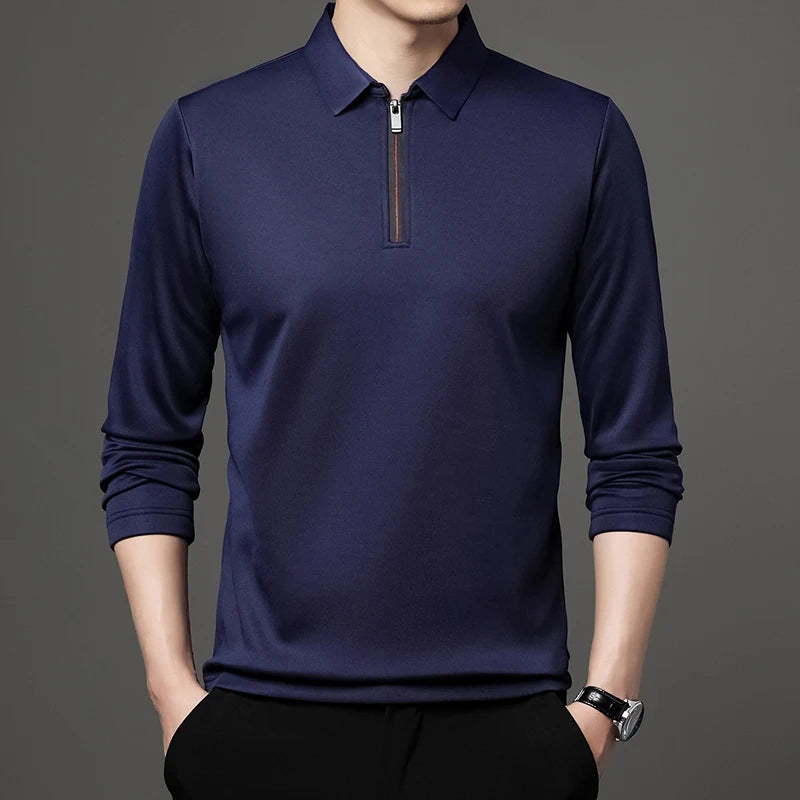 Male Long Sleeve Polo Shirt