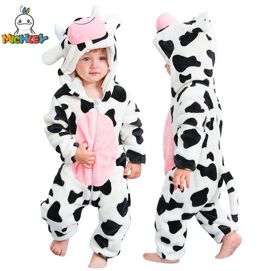 Cute Cow Baby Rompers