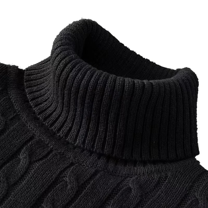 Men's Warm Turtleneck Sweater