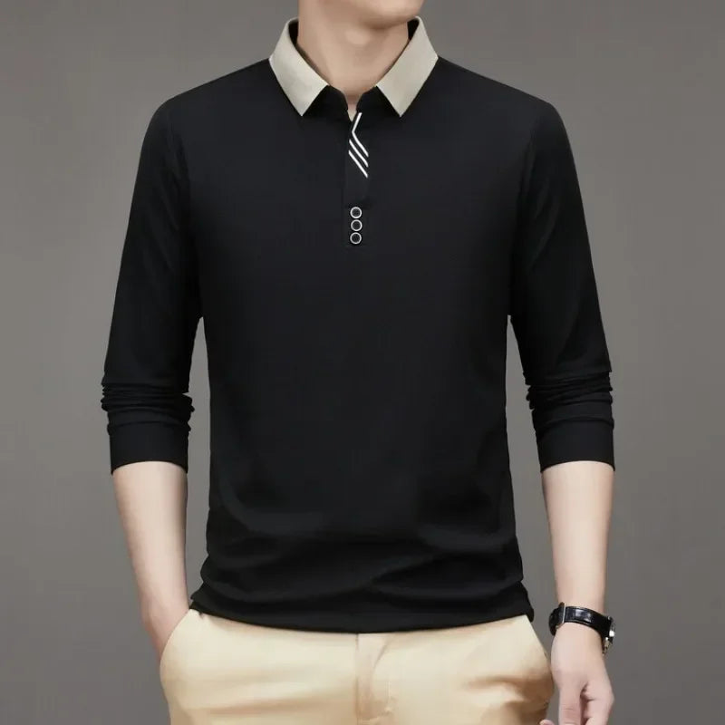 Men's Long Sleeve polo shirt