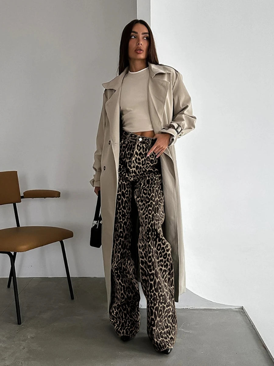 High Quality Leopard Pattern Pants