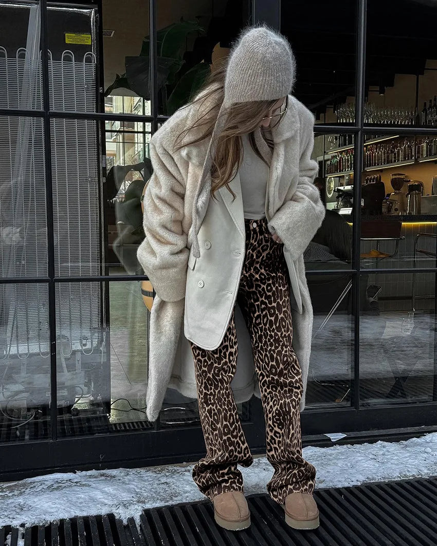 High Quality Leopard Pattern Pants