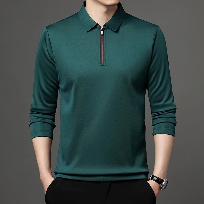 Male Long Sleeve Polo Shirt