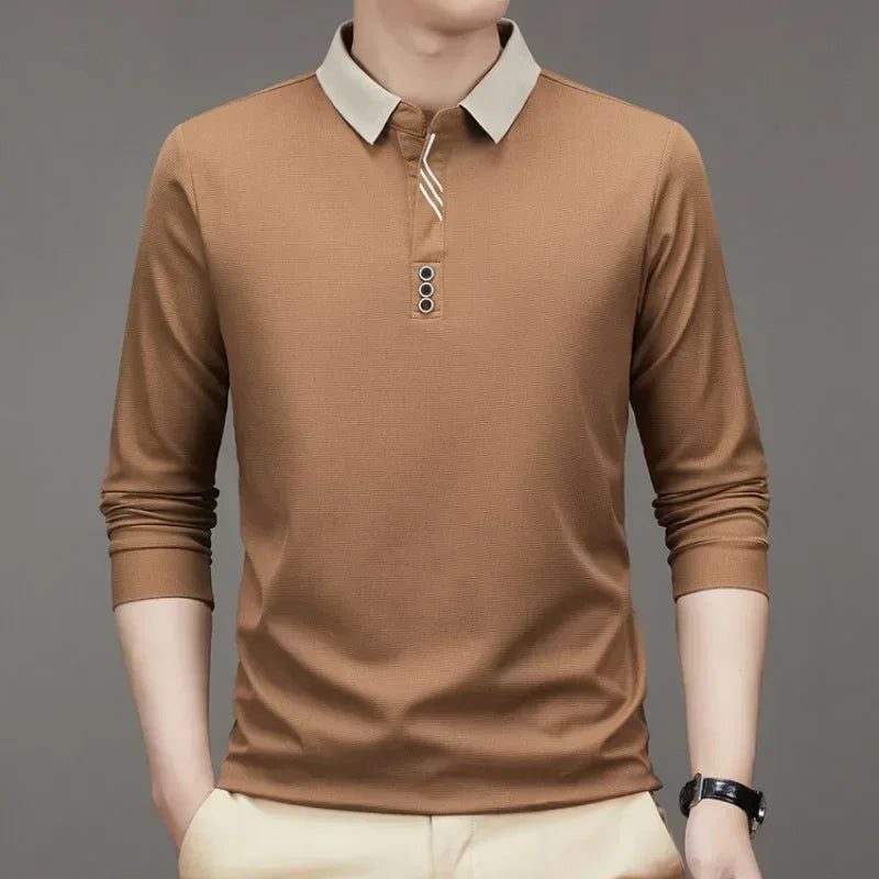 Men's Long Sleeve polo shirt