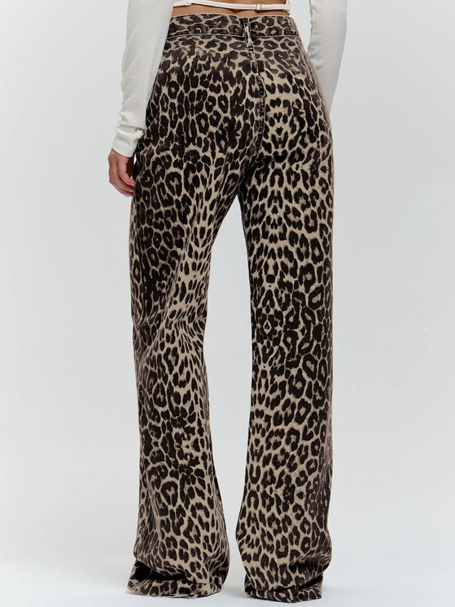 High Quality Leopard Pattern Pants