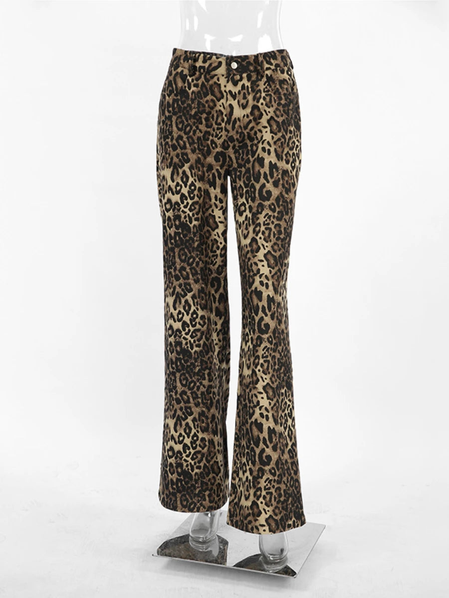 High Quality Leopard Pattern Pants