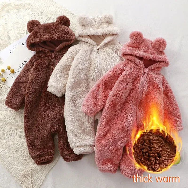 Thick Warm Baby Rompers