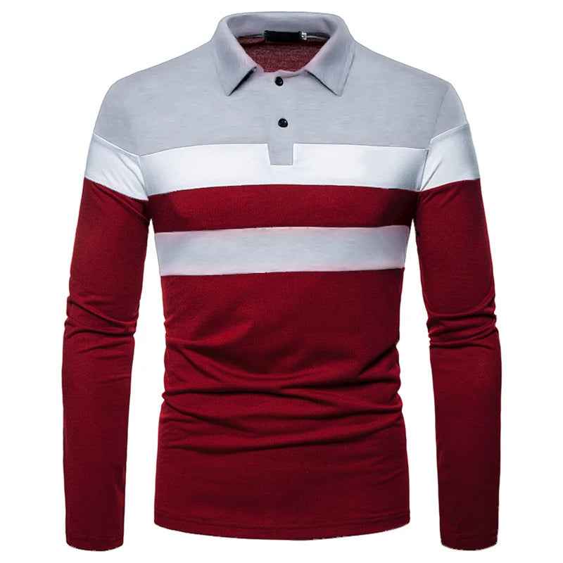 Men's Long Sleeve Polo Shirt