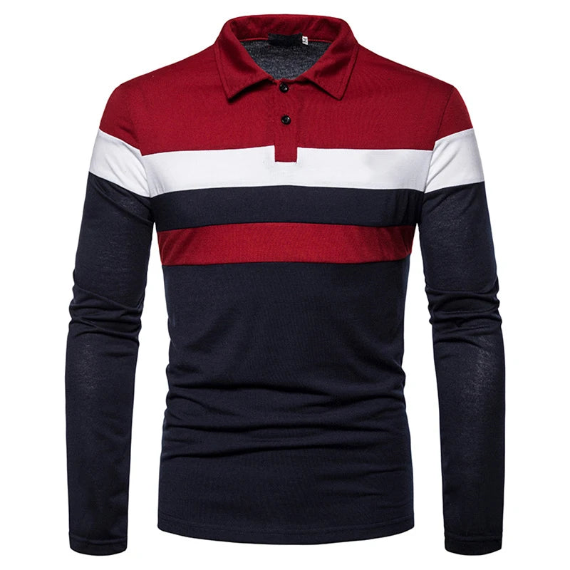 Men's Long Sleeve Polo Shirt