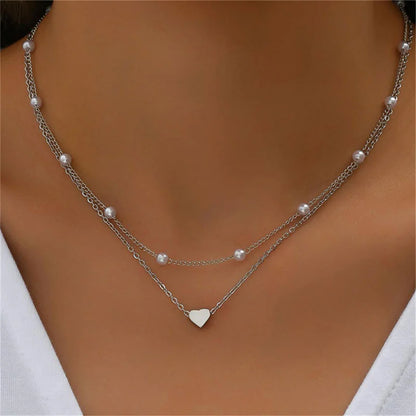 Chic Love Heart Choker Necklace