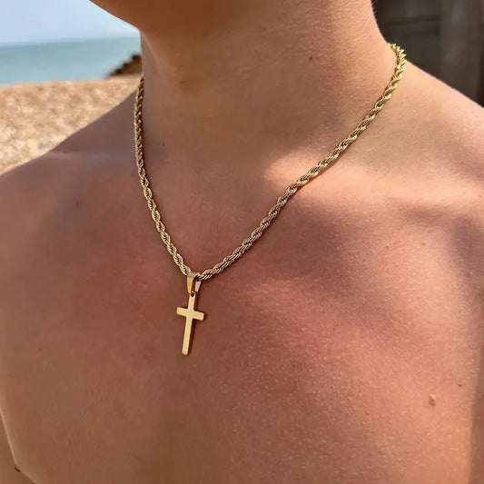 Vintage Cross Pendant Necklace