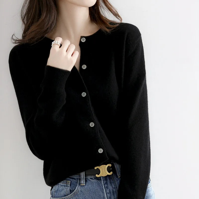 Korean Cozy Knit Cardigan Sweater