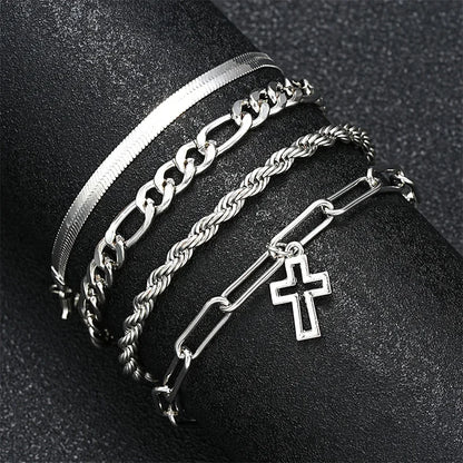 Christian Cross Chain Jewelry Set