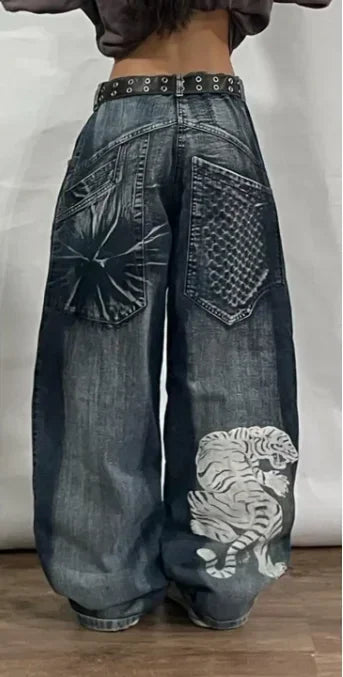 Skull Streetwear Jeans