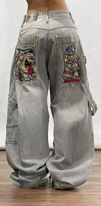 Skull Streetwear Jeans