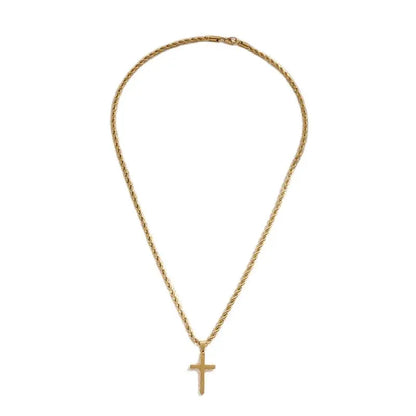 Vintage Cross Pendant Necklace