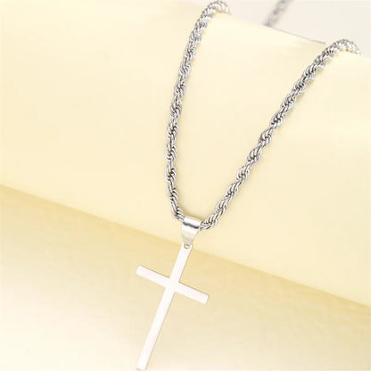 Vintage Cross Pendant Necklace