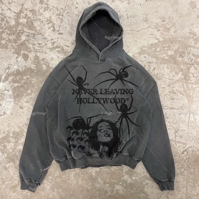 Vintage Demon Hoodie Streetwear