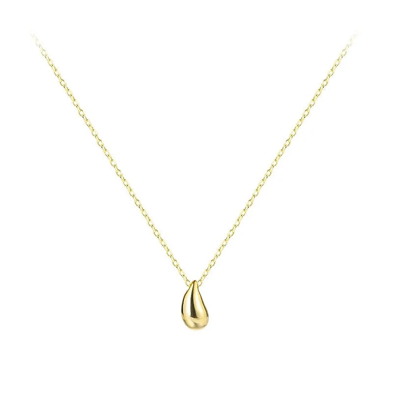 Gleaming Water Drop Necklace